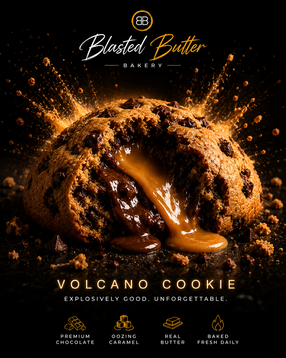 Volcano Cookie
